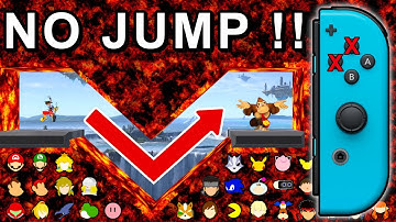 Who Can Make The Lava V Tunnel Without Jumping ? No Jump Challenge  - Super Smash Bros. Ultimate