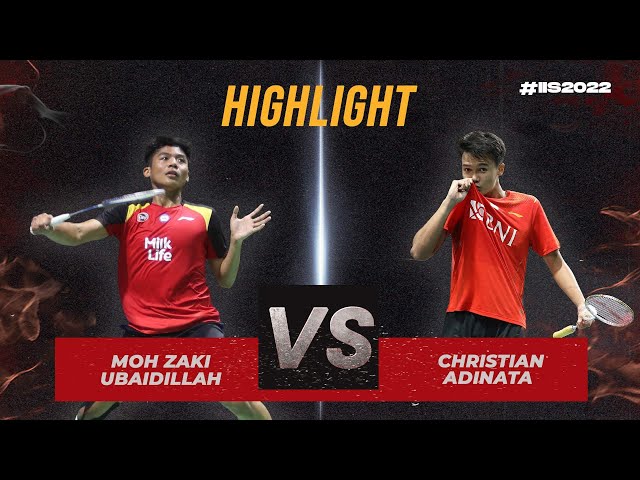 Highlight Match - MOH ZAKI UBAIDILLAH (INA) vs CHRISTIAN ADINATA (INA) | R16 class=