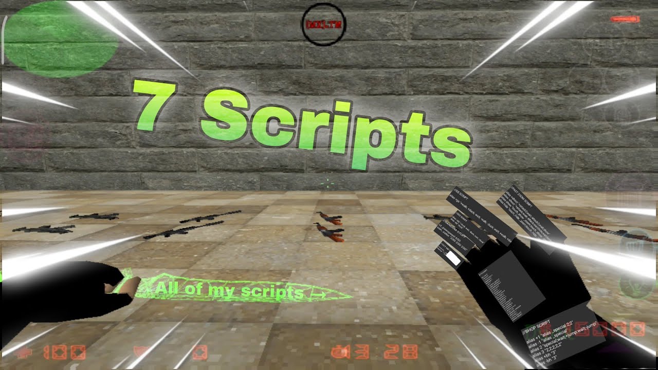 Counter-Strike-Android: All Of The Scripts I Have In My Current Cfg | CloverXD And KiLiPRO Cfg Also!