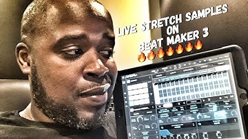 How to Live Stretch | Time Stretch Samples On My IPad Using BeatMaker 3 + Beat Tutorial