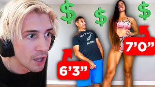 Awful TikTok Family Makes Millions Lying About Height | xQc Reacts to SunnyV2