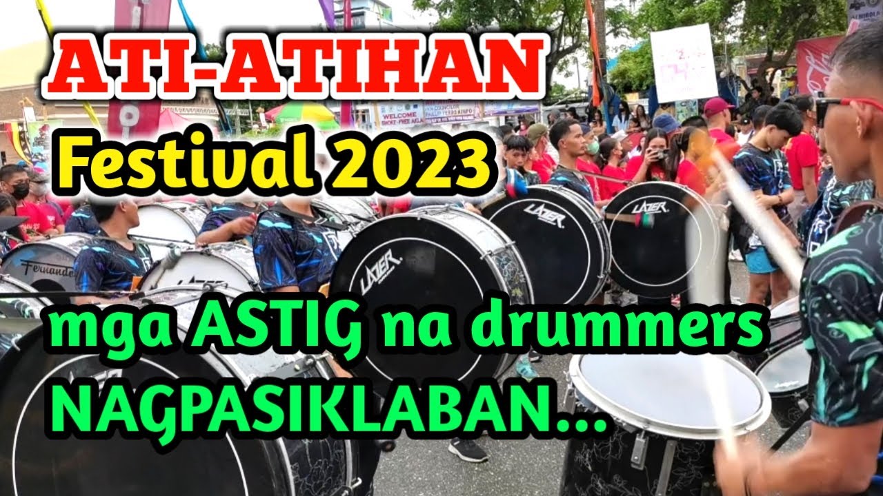 PASIKLABAN NG MGA MALUPIT NA DRUMMERS | Ati-atihan Festival 2023 #kaliboaklan #atiatihan