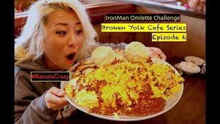 Broken Yolk Cafe Series | Ironman Challenge | RainavsFood | RainaisCrazy | Episode 6