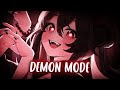 Nightcore  demon mode lyrics animated