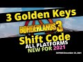 3 Golden Keys Borderlands 3 Shift Code All Platforms Expires December 23 2021 3 Golden Keys Borderlands 3 Shift Code All Platforms Expires December 23 2021