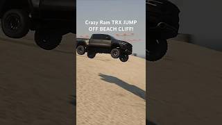 Ram Trx Crazy Jump At The Beach!! #Trx #Ram #Srt #Srt8 #Trackhawk #Dodge #1000Hp #Hellcat #Fastcar