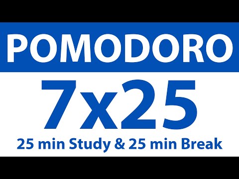 Pomodoro Technique: 7x25