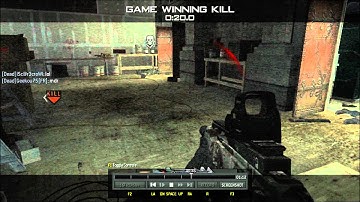 MW3 50 seconds game winning kill
