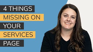 4 Things Missing On Your Services Page Free Business Tips