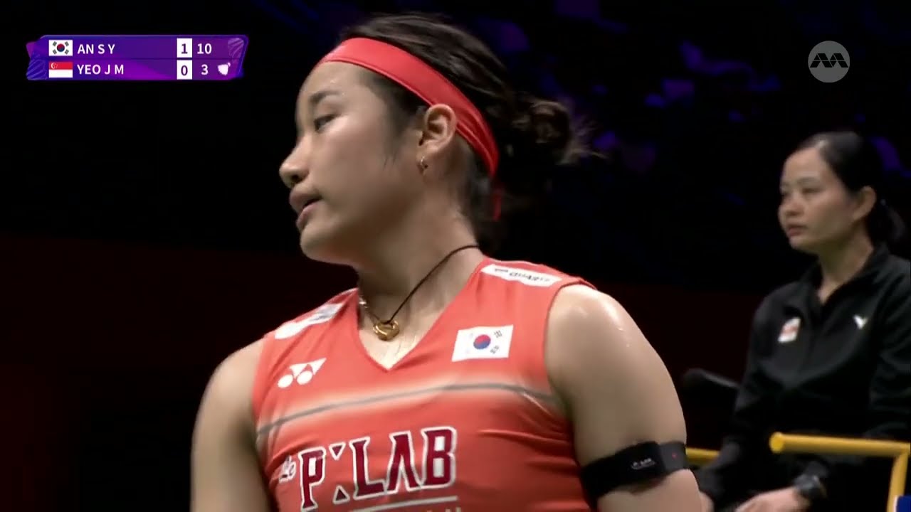 No.1 An shows gulf in class vs Singapore's Yeo in Game 2 win | Badminton Asia Championships 2026