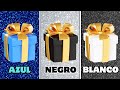 Elige 1 regalo de 3  desafo de 3 cajas de regalos  choose your gift 