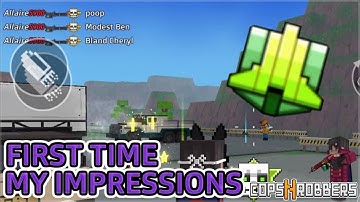 PLAYING BATTLE ROYALE! (First Impressions) | Cops N Robbers