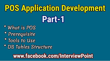 Create POS Application | Point Of Sale Windows Application | Part-1 || Interview Point