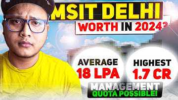 MSIT Delhi for CSE? an Honest Review🔥High Placements😡 |Top IPU engineering College in Delhi|