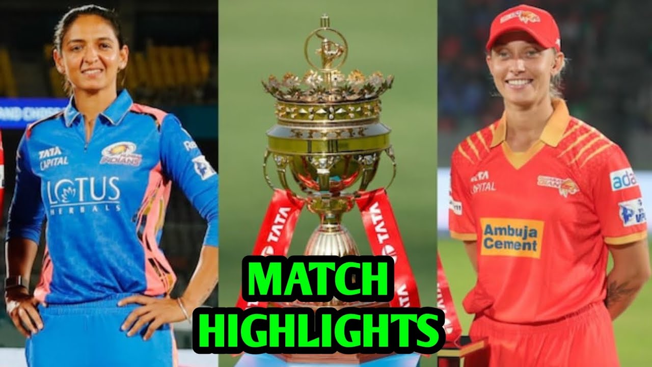 MI Vs GG WPL Highlights || GG Vs MI Highlights WPL || 