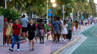 Take a look at Ocean Drive in Miami Beach during Memorial Day Weekend