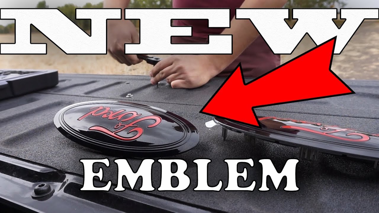 FORD EMBLEM INSTALL YouTube