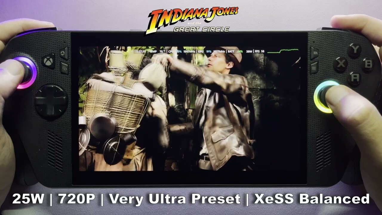 Indiana Jones and the Great Circle  On The ROG Xbox Ally X