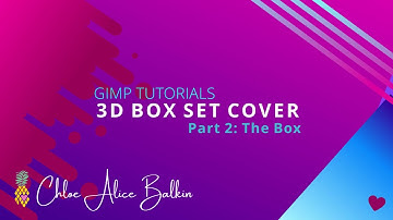 GIMP Tutorial: 3D Box Set Cover Part 2