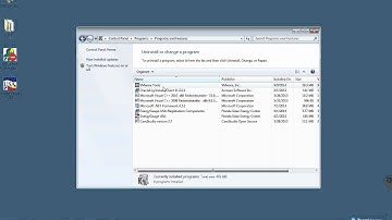 How to uninstall EnergyGauge on Windows 7 or Vista