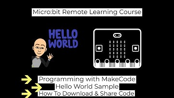 Micro:bit First Program - Hello World in MakeCode