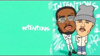 Justin Bieber Intentions Ft. Quavo (OFFICIAL AUDIO) (BASS BOOST)