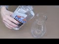 She pours elmers glue into a 1 vase for a breathtaking idea