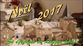 Village Du Causse Miniature En Pierres - Creche 2017 - St Georges De Levejac - Lozere