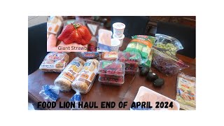 Food Lion Haul for the last week of April for our Family of 8 #largefamily #momofsix #groceryhaul