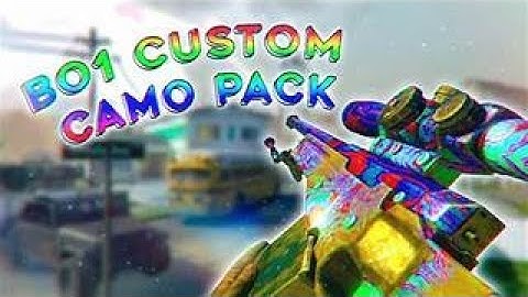 How To Get Custom Camos In BO1 Plutonium In 2024.......