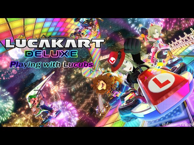 【MARIO KART 8 DELUXE】ME VS YOU【NIJISANJI EN | Luca Kaneshiro】のサムネイル