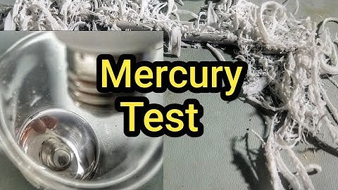 How to test mercury: 3 ways to test mercury #silvermercury #redmercury #mercurymetal #liquidmetal