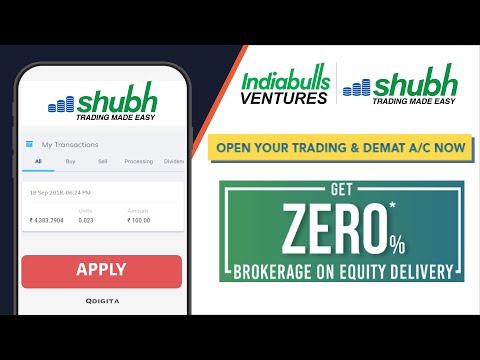 Indiabulls Shubh Trading App | Demat Account Opening Through Indiabulls Shubh | Unlimited FREE Plans