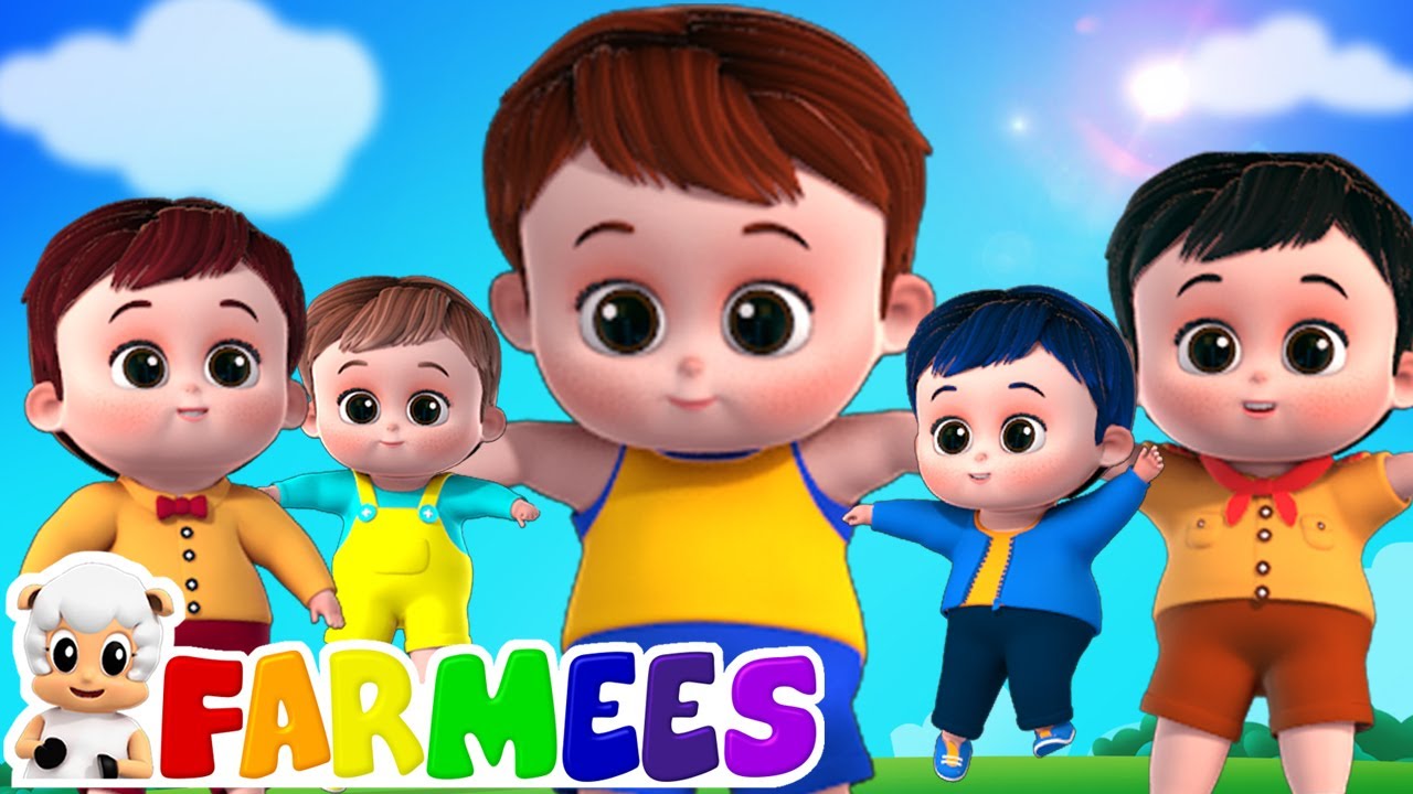 Cinque Bambini Piccoli Filastrocche Canzoni Per Bambini Farmees Italiano Cartoni Animati Youtube