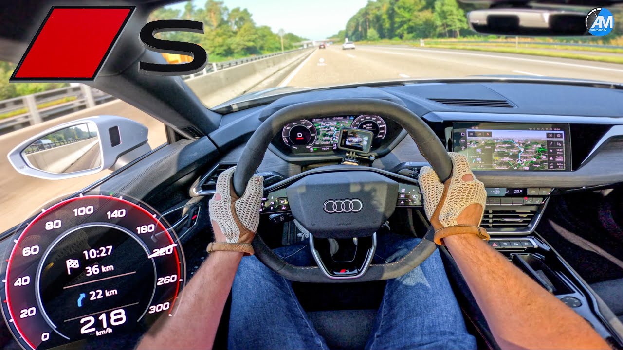 NEW e-tron GT S (680hp) | 0-200 km/h acceleration🏁 | by Automann in 4K