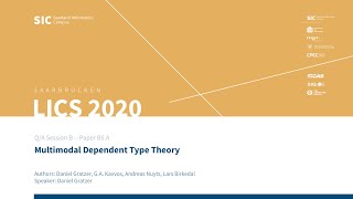 B5.A — Multimodal Dependent Type Theory