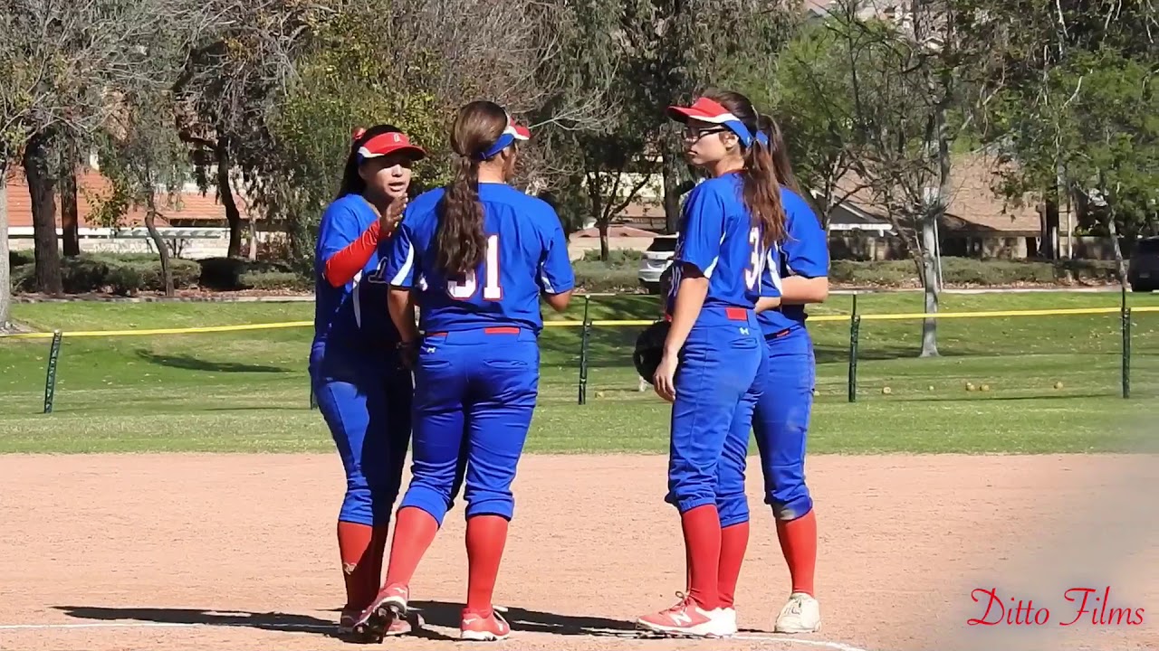 Los Altos High School Varsity Fastpitch Softball Presidents Day Tourny 21718 Yorba Linda GoPro