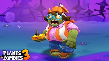 Plants vs. Zombies 3 - Gameplay Walkthrough Part 19 - Zombot Drone Engineer (Lab Zombie) (Floor 18)