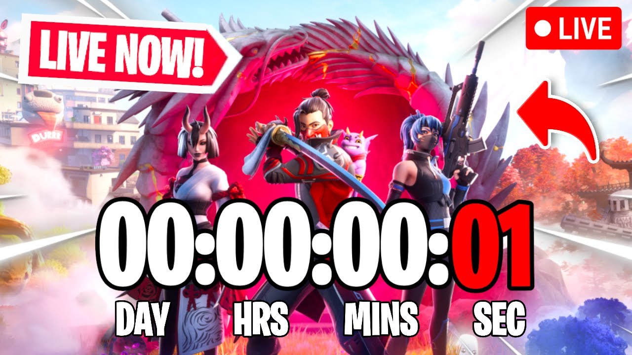 FORTNITE CHAPTER 4 SEASON OG COUNTDOWN LIVE 24/7 Og Fortnite Chapter