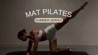 20 MIN FULL BODY MAT PILATES WORKOUT || 7-DAY PILATES X STRENGTH CHALLENGE | Day 6 (No Equipment)