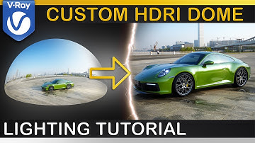 V-Ray | Custom HDRI DOME Setup - For better Results