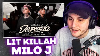 REACCIÓN A LIT killah, Milo J, Ronny J - Carta de Despedida