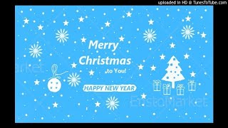 Blue Christmas Greeting Card