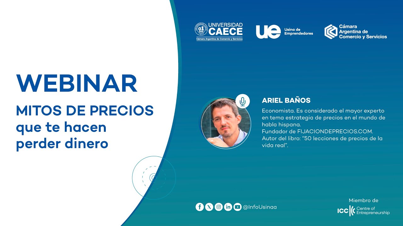Webinar | Mitos de precios, que te hacen perder dinero - YouTube
