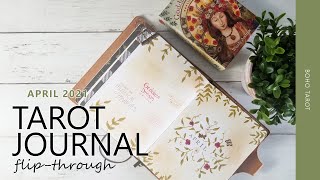 My Tarot Journal: April 2021 Pages