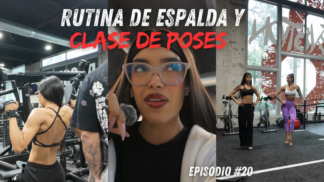 POCO A POCO VIENDO CAMBIOS 🏋️‍♀️Aprendiendo a posar|Semana 9 entrenando para fisicoculturismo| Ep:20