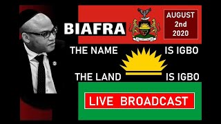 THE NAME IS IGBO, THE LAND IS IGBO. MAZI NNAMDI KANU AUGUST 2nd BROADCAST screenshot 3