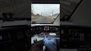 🎯 Точная остановка. #railrunner #машинист #поезда #trainvibes