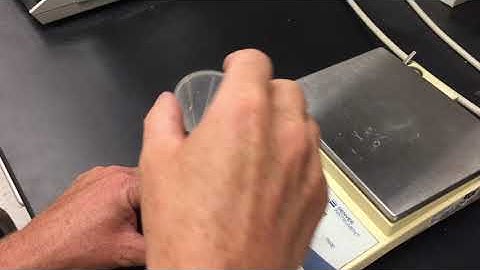 Part B: Volumetric flask with water mass