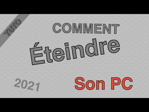 Vidéo: Comment éteindre L'ordinateur Sur Le Clavier